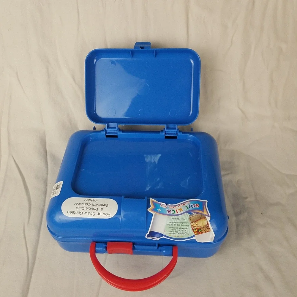 Thomas Train & Friends Lunch Box Kids Blue Like New thermos food stay Pecoware